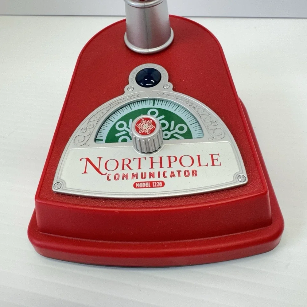 Hallmark North Pole Communicator Model 1226 Microphone w/ Green Cartridge Works